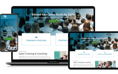 Website Development Case Study for Our Sales Coach