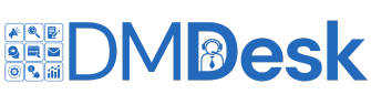 335 x 95px DMDesk- Blue Font No BG -logo
